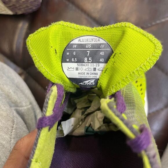 Altra Vanish R ALU1812F314 Green Running Shoes Sneakers Size Mens Size 7 - Picture 8 of 8